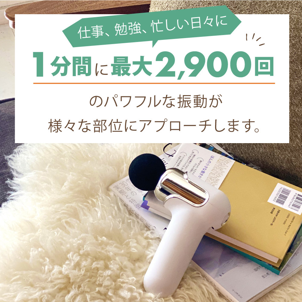 RIORES ドクターショット タイニー Tiny ハンディーマッサージャー 全身ケア 電動 パワフル 振動 最大2900回 1分間 軽量 –  ウーマンジャパン
