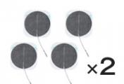 メタボシェイプ 交換用粘着パッド2組(4枚入り×2)