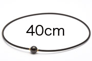 ファイテン RAKUWAネック メタックス ミラーボール ブラック/ゴールド 40cm